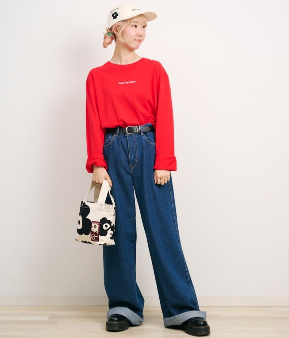 【入手困難✨未使用級】marimekko UNIKKO 60周年　キャップ　白