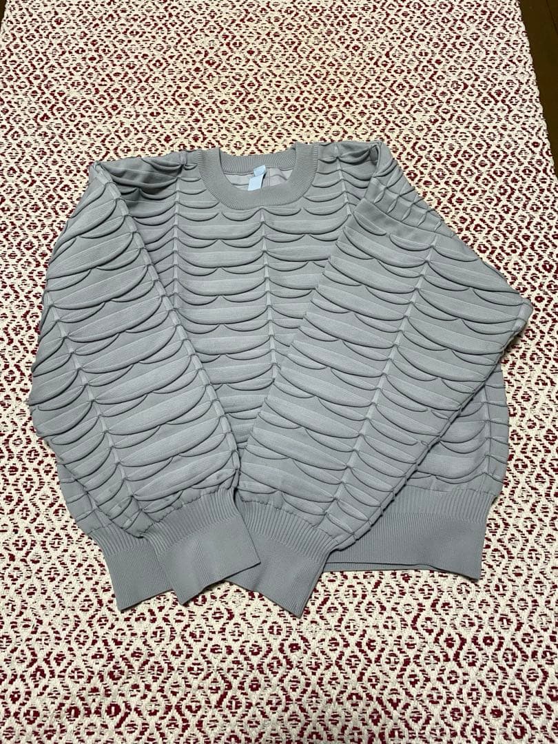 CFCL FACADE TOP ニット カラー:ライトグレー