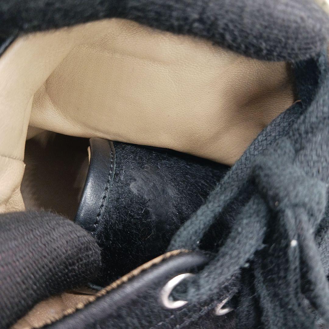 ✨美品✨ エルメス ジミー ハラコ レディース ハイカットスニーカー 黒 35