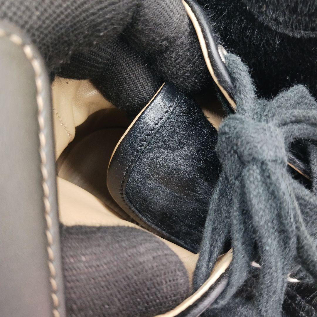 ✨美品✨ エルメス ジミー ハラコ レディース ハイカットスニーカー 黒 35