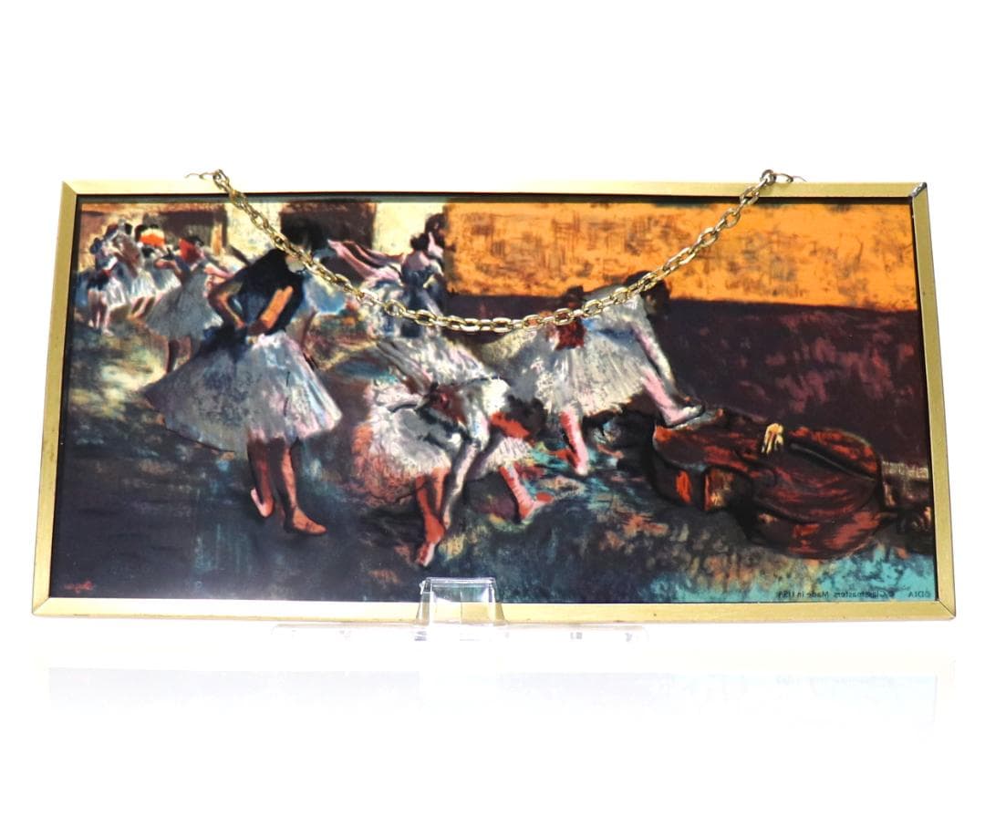 エドガー・ドガ 楽屋の踊り子たち ヴィンテージ ステンドグラス