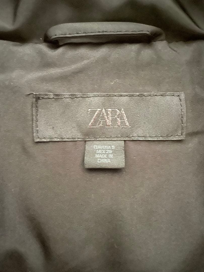 【ZARA】撥水防風フード付きダウンジャケット