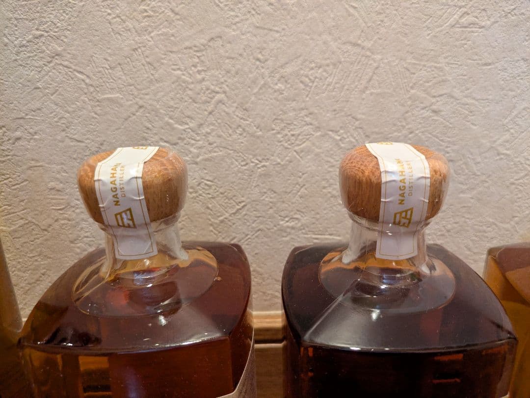 長濱シングルモルトウイスキー1st〜3rdとアマハガンモンペラ新品未開封品4本組