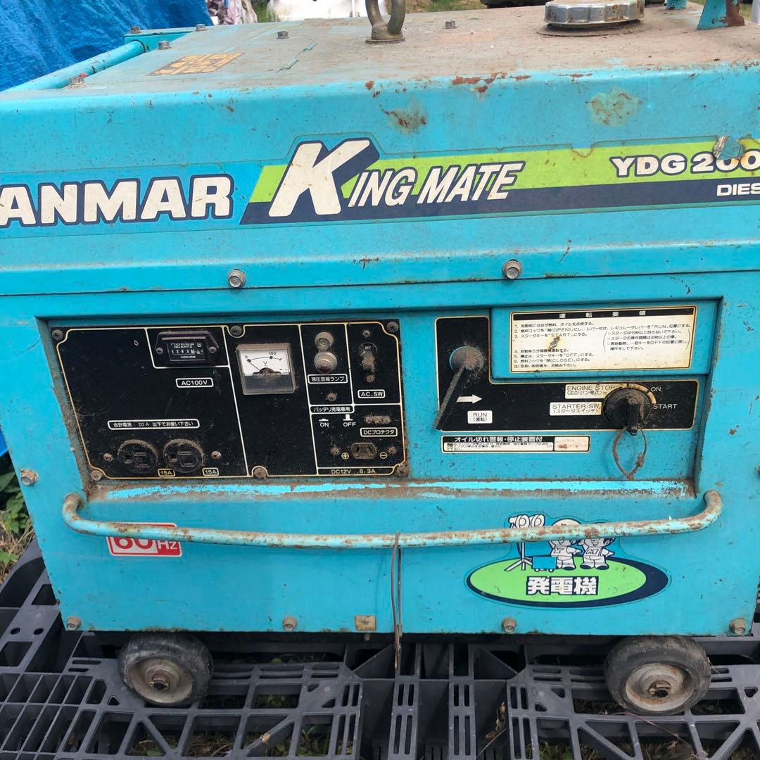 伊勢市。引取り限定。ジャンク　ヤンマーディーゼル発電機