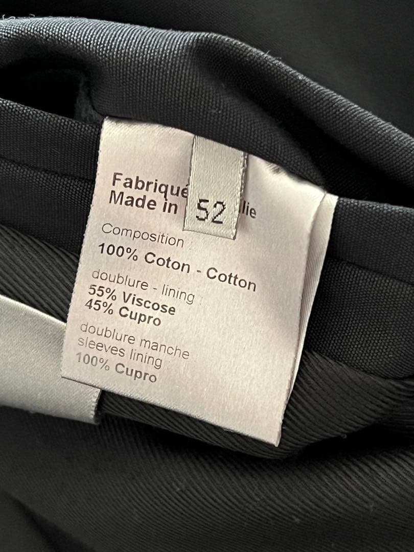 Dior Homme トレンチコート　紺色