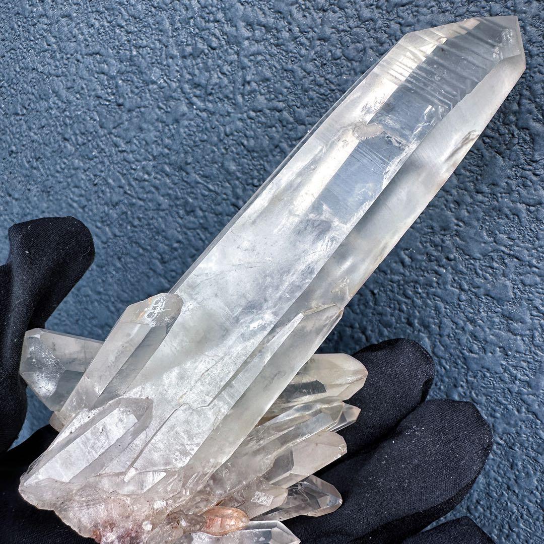 希少高透明度❗️マニカラン産レインボー☆ヒマラヤ水晶クラスター強いパワーA1443