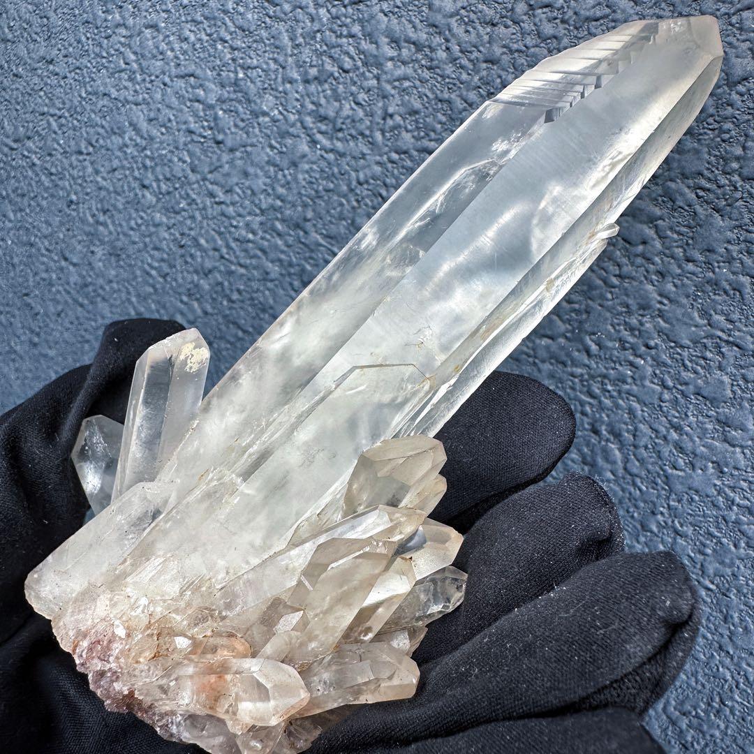 希少高透明度❗️マニカラン産レインボー☆ヒマラヤ水晶クラスター強いパワーA1443