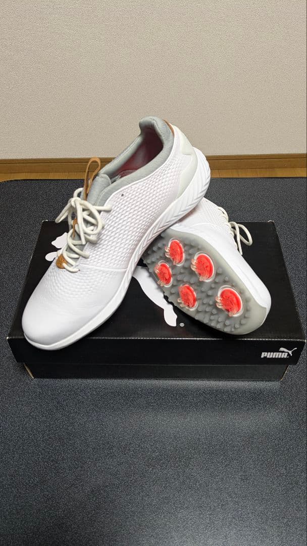 PUMA ゴルフシューズ ホワイト　イグナイト