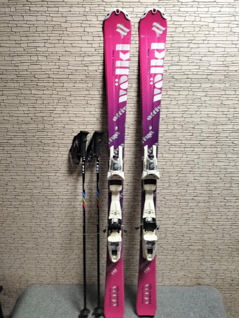 VOLKL フォルクル attiva 147cm MARKER LEKIセット