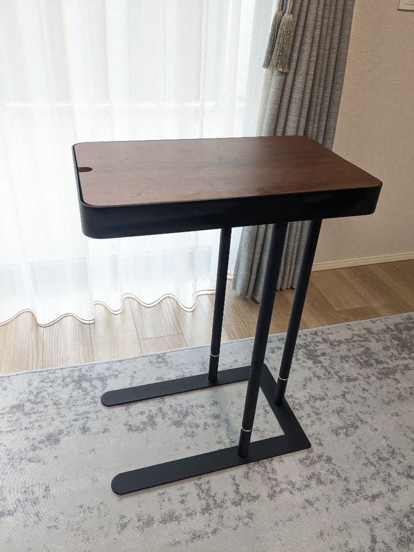 【送料込】あずま工芸　サイドテーブル　ウォールナットブラウン