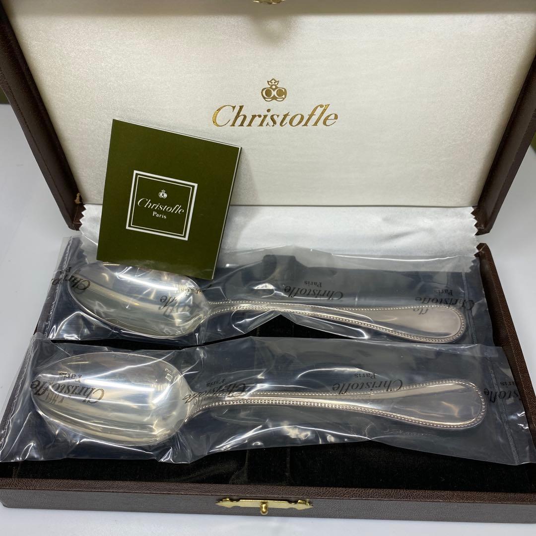 クリストフルカトラリーセット等21点　共箱　938gトトカ東さ7-0817☆2F
