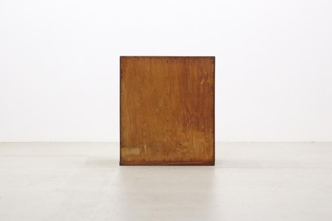 レトロ 無垢材 10杯 小引き出し 収納 抽斗 書類 小物入れ ヴィンテージ