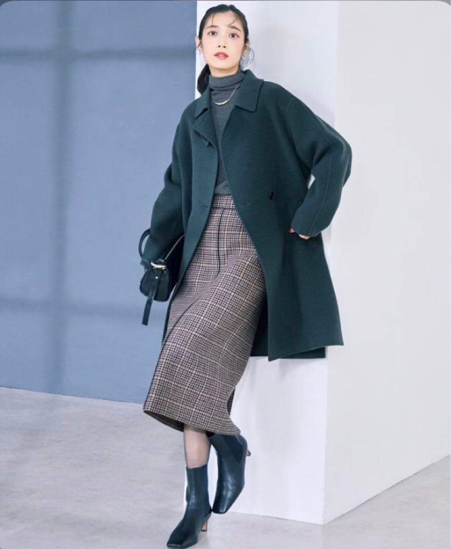 23区今季　滝沢眞規子さん着用MANTECOPure リバー チェスターコート