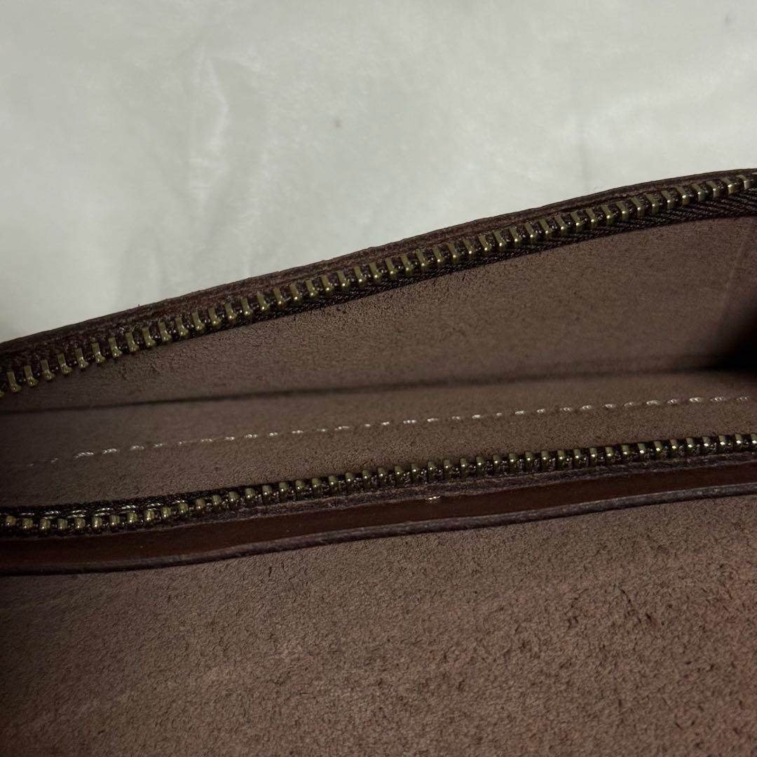 ⭐️未使用⭐️レッドムーン　二つ折り財布　ブラウン　レザー　長財布