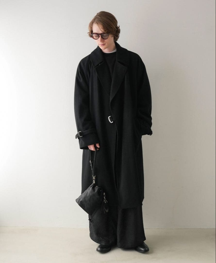 CTHY ジャッカルウール タイロッケンコート 黒