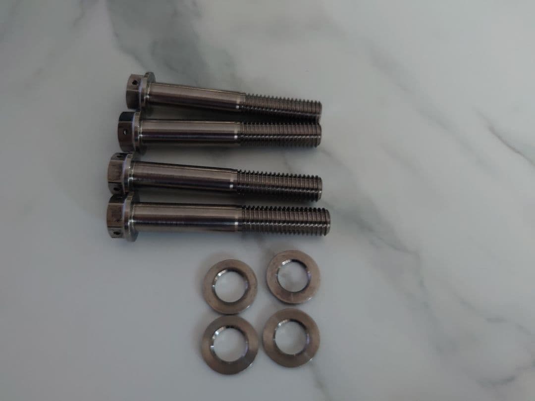 S1000RR アエラ　チタンボルト ワッシャー 4本セット