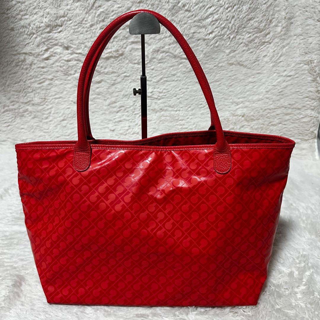 美品 GHERARDINI ソフティ　トートバッグ　総柄　大容量　A4可