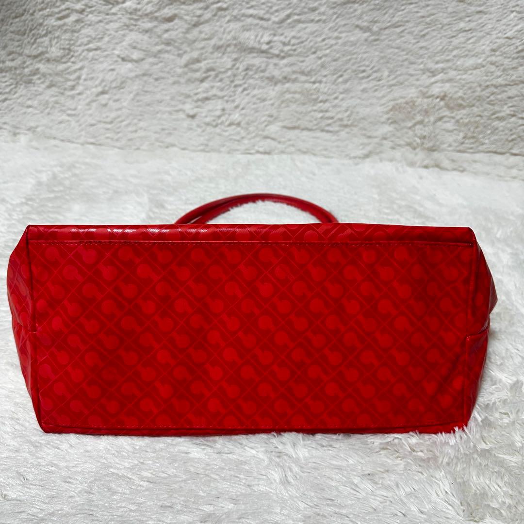 美品 GHERARDINI ソフティ　トートバッグ　総柄　大容量　A4可