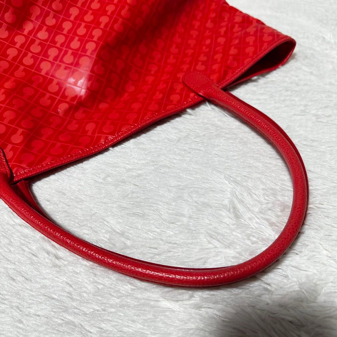 美品 GHERARDINI ソフティ　トートバッグ　総柄　大容量　A4可