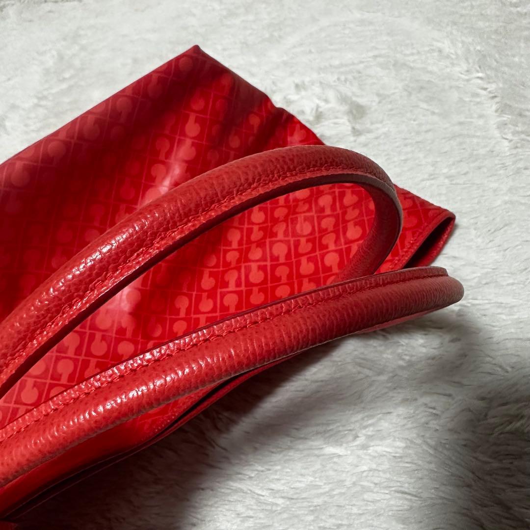 美品 GHERARDINI ソフティ　トートバッグ　総柄　大容量　A4可