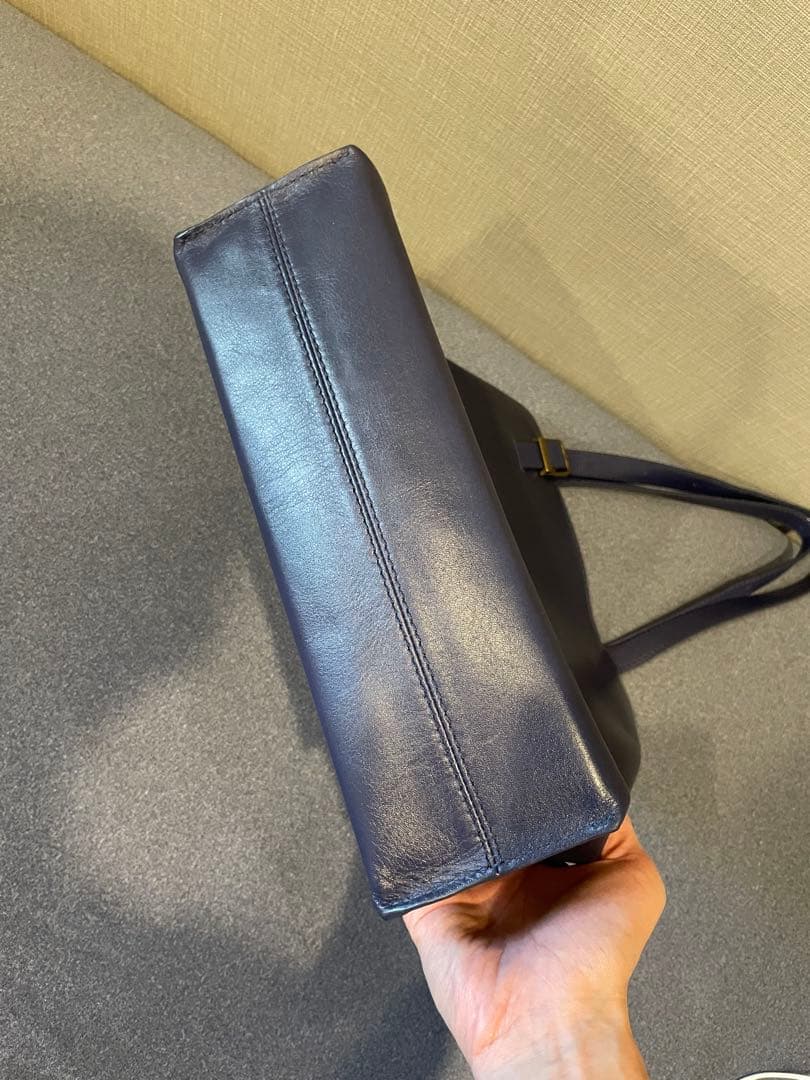 MOTHER HOUSE ブライトVトート　ブライトネイビー