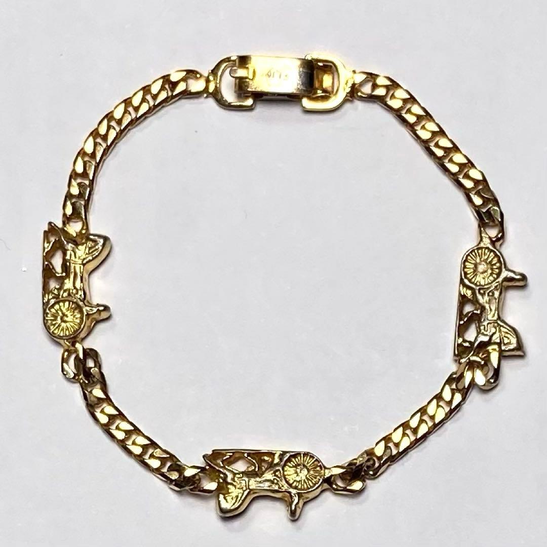 ma♡様　CELINEセリーヌ　サルキー 喜平　ブレスレット　馬車 ヴィンテージ