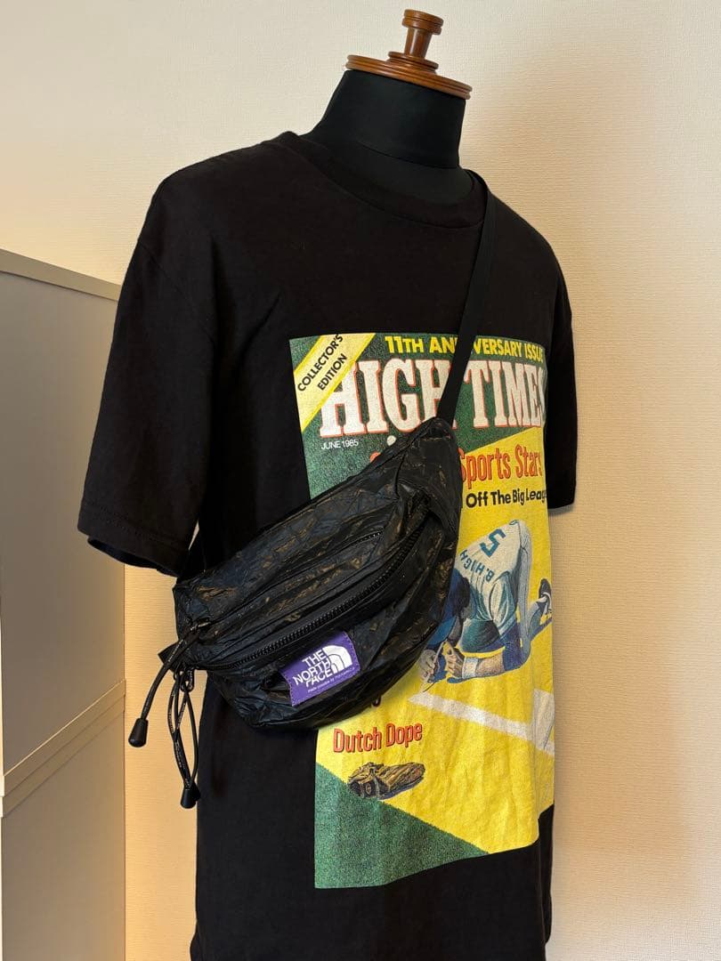 パープルレーベル/ウエストバッグ/ブラック/NN7050N/ノースフェイス/良品