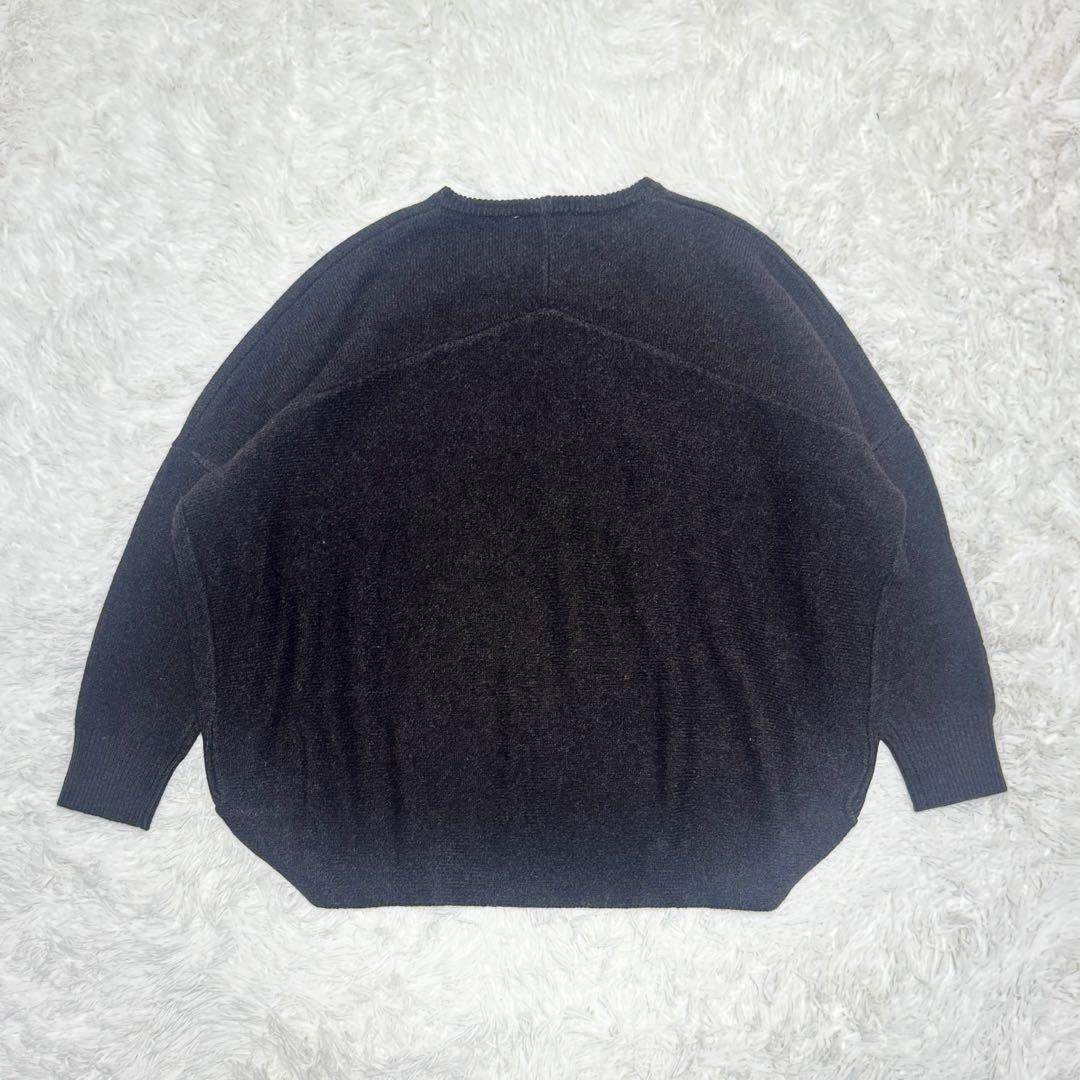 完売 新品 BEARDSLEY ヤク混ワイドニットプルオーバー 定価2.6