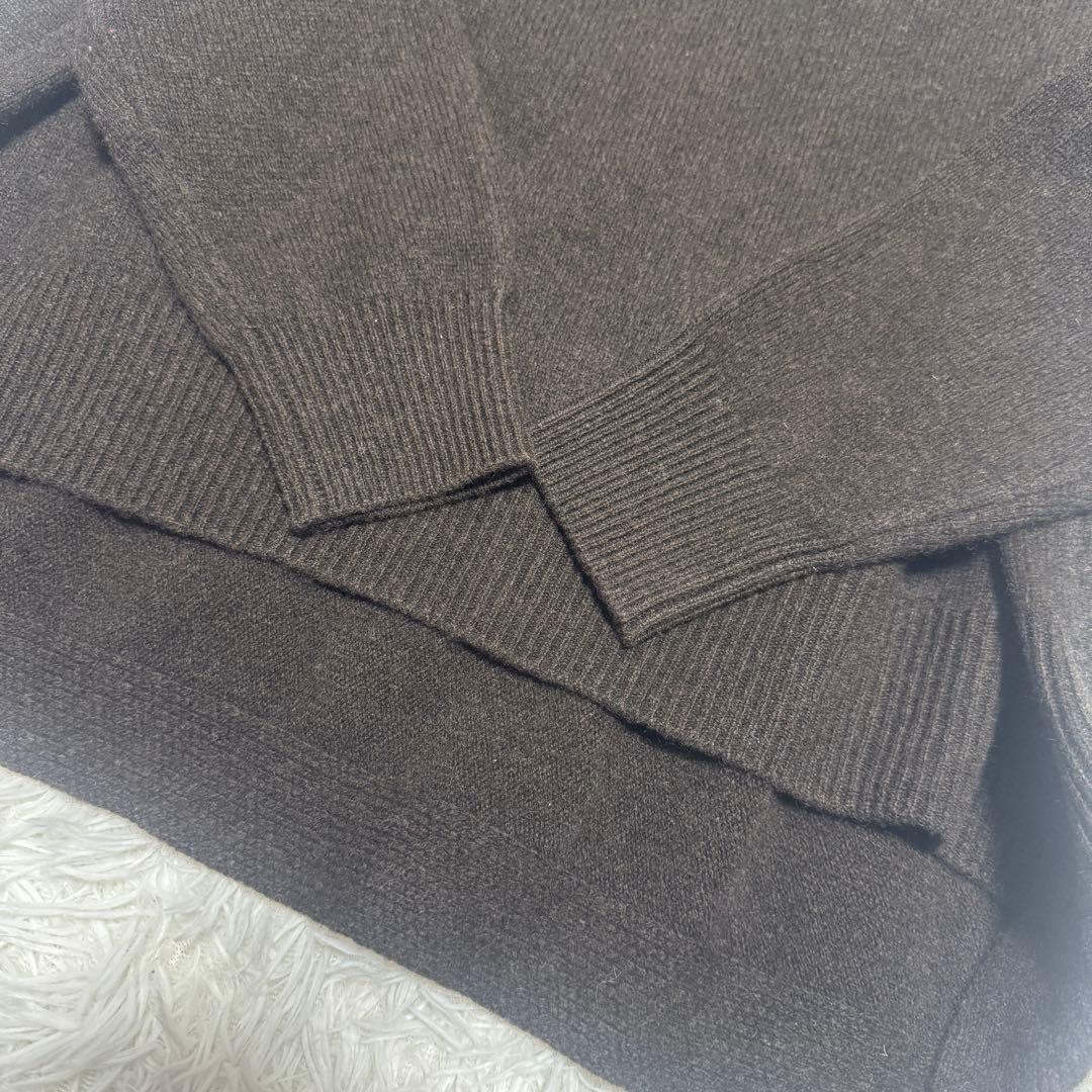 完売 新品 BEARDSLEY ヤク混ワイドニットプルオーバー 定価2.6