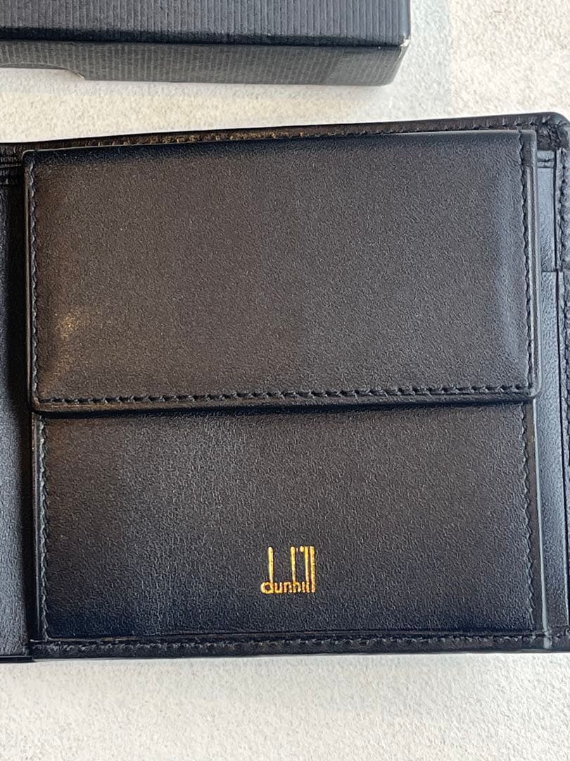【新品未使用】Alfred Dunhill ブラック 二つ折り財布