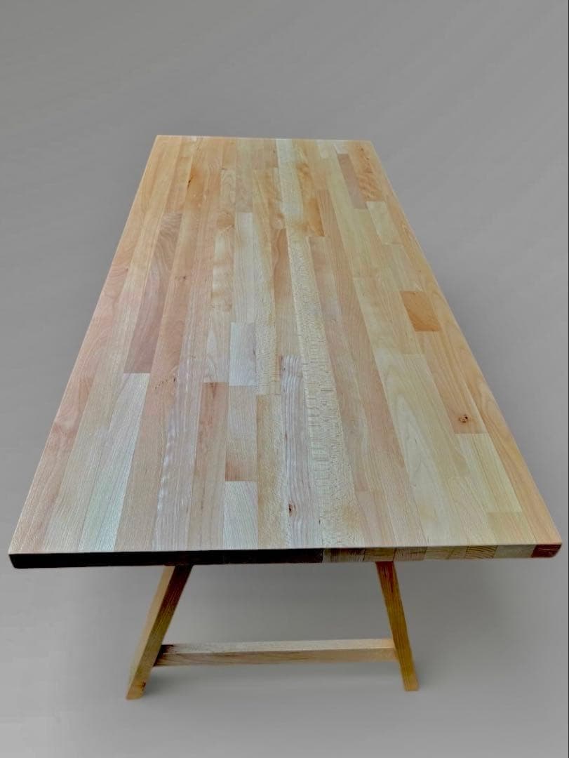 【美品】ニトリ Nコレクション ダイニング テーブル T-06 天然木 北欧