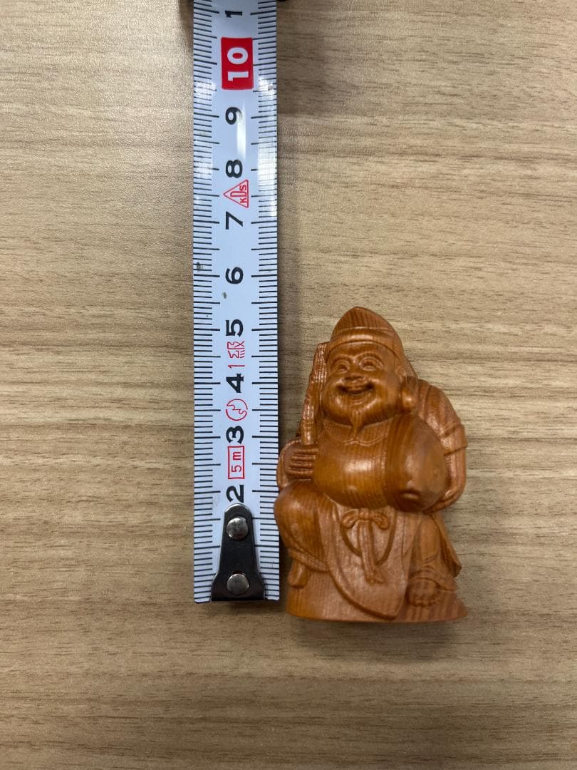 屋久杉 ミニ七福神 木製置物 九州銘木