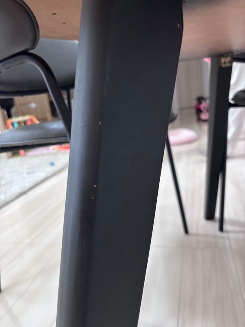 セメント調 円形ダイニングテーブル 120cm モールテックス風