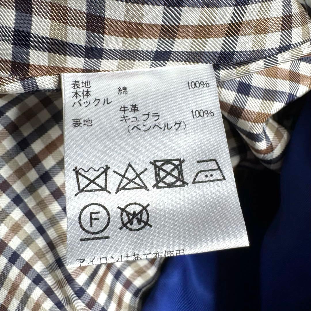 タグ付き未使用品★ アクアスキュータム　トレンチコート ライナー付き★