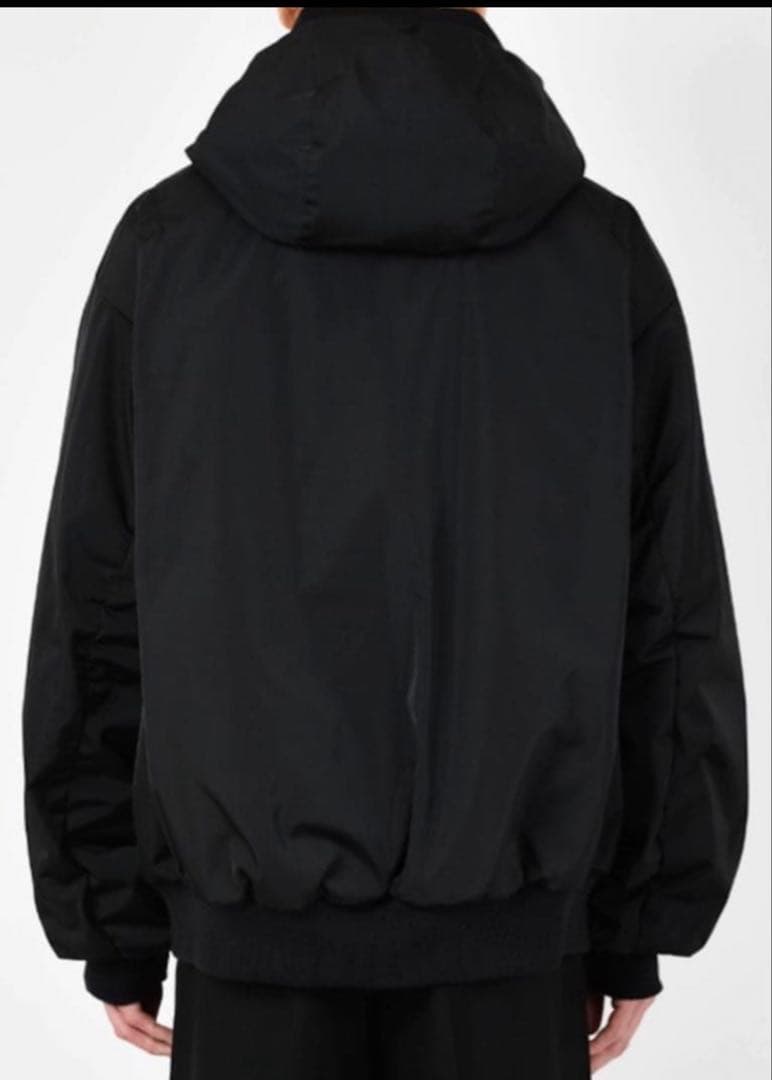 最終値下げ‼️超美品‼️ラッドミュージシャン24FWフード付きMA1ブルゾンブ46