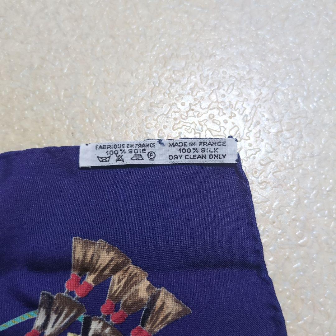 HERMES エルメス 馬と騎手デザイン スカーフ フランス製