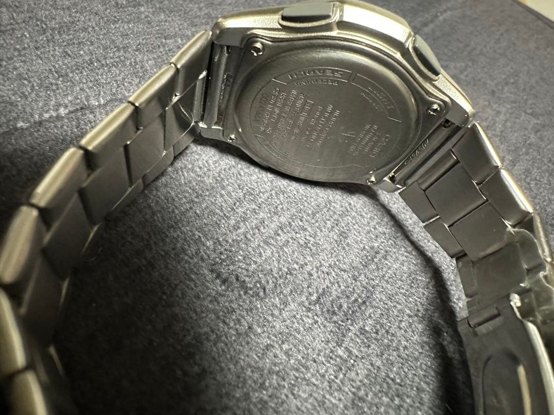 CASIOソーラー電波時計　WAVE CEPTOR ウェーブセプター
