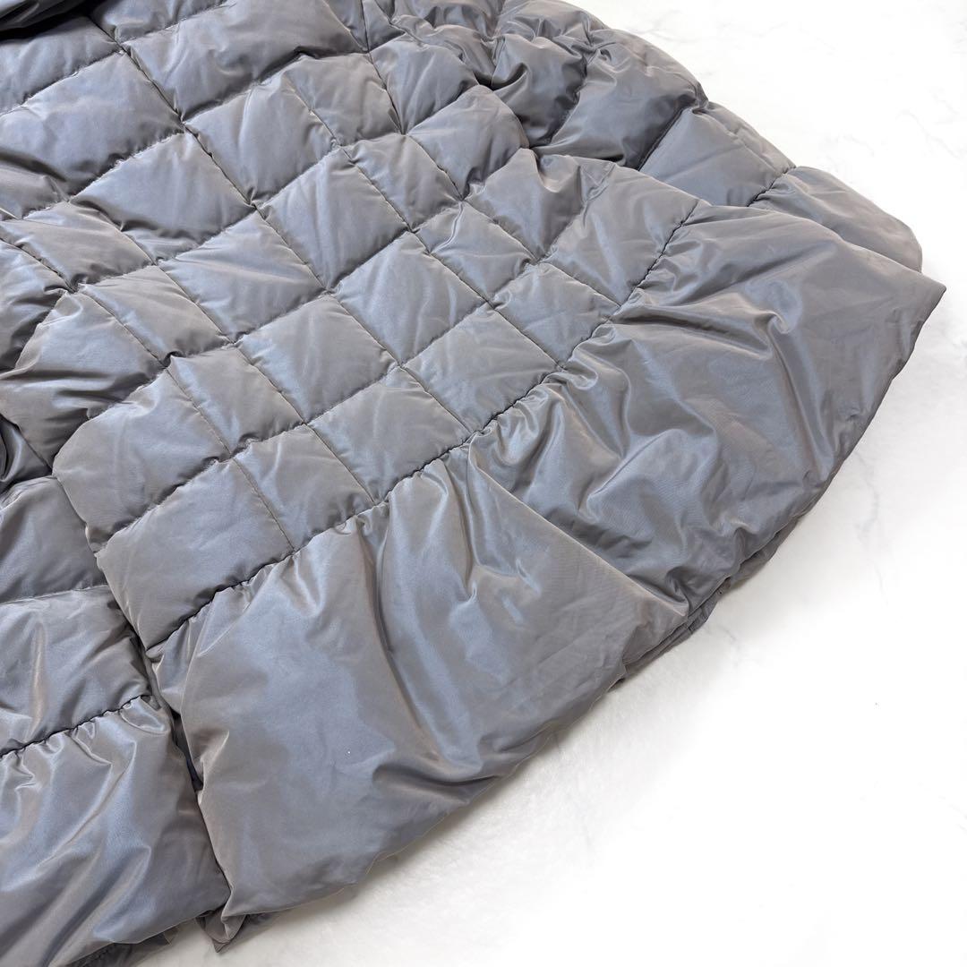 美品 スーパービューティー ダウンジャケット ビジュー装飾 42サイズ