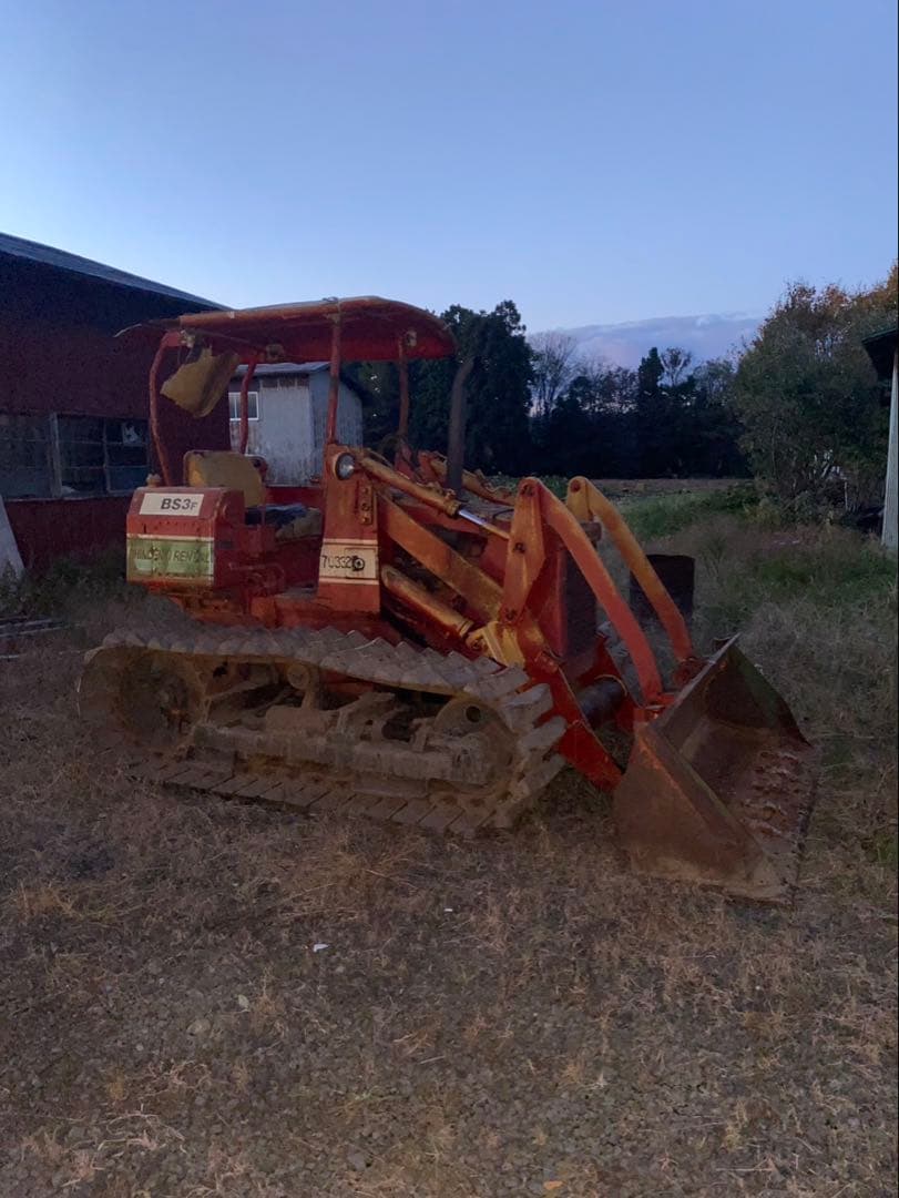 実働 三菱 ブルドーザー 車体 除雪 砕石などに