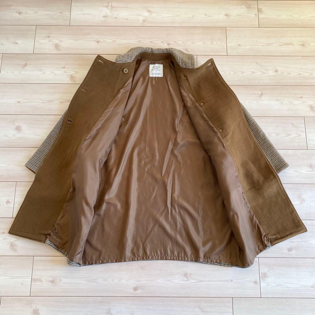 Kanocoさん着用 グランマママドーター ラウンドカラーワイドコート ゆったり