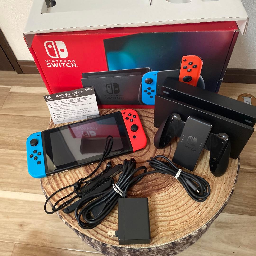 Nintendo Switch ニンテンドースイッチ本体　ネオン⑦