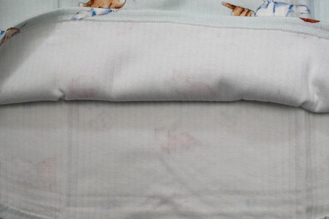 【新品】ポール＆ジョー秋冬物中綿入り厚手ニットキルトパジャマ（L)グリーン