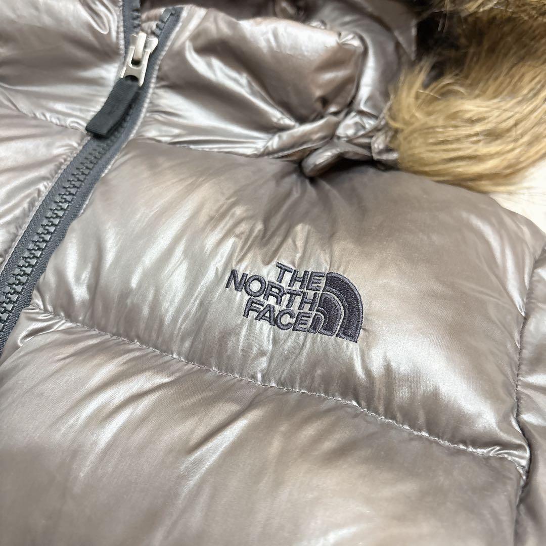 THE NORTH FACE ノースフェイスファー付きロングダウンコート S