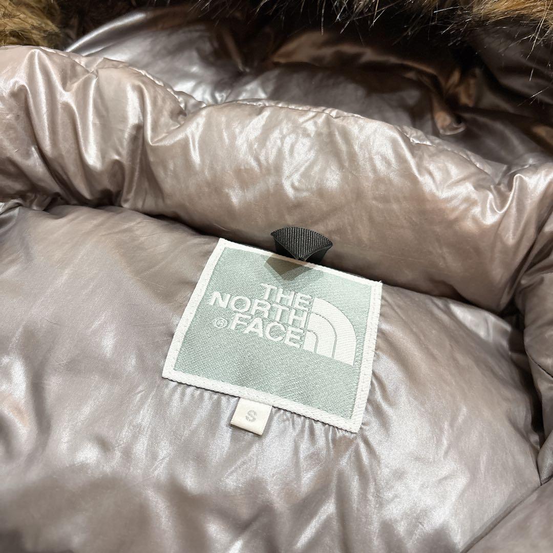 THE NORTH FACE ノースフェイスファー付きロングダウンコート S