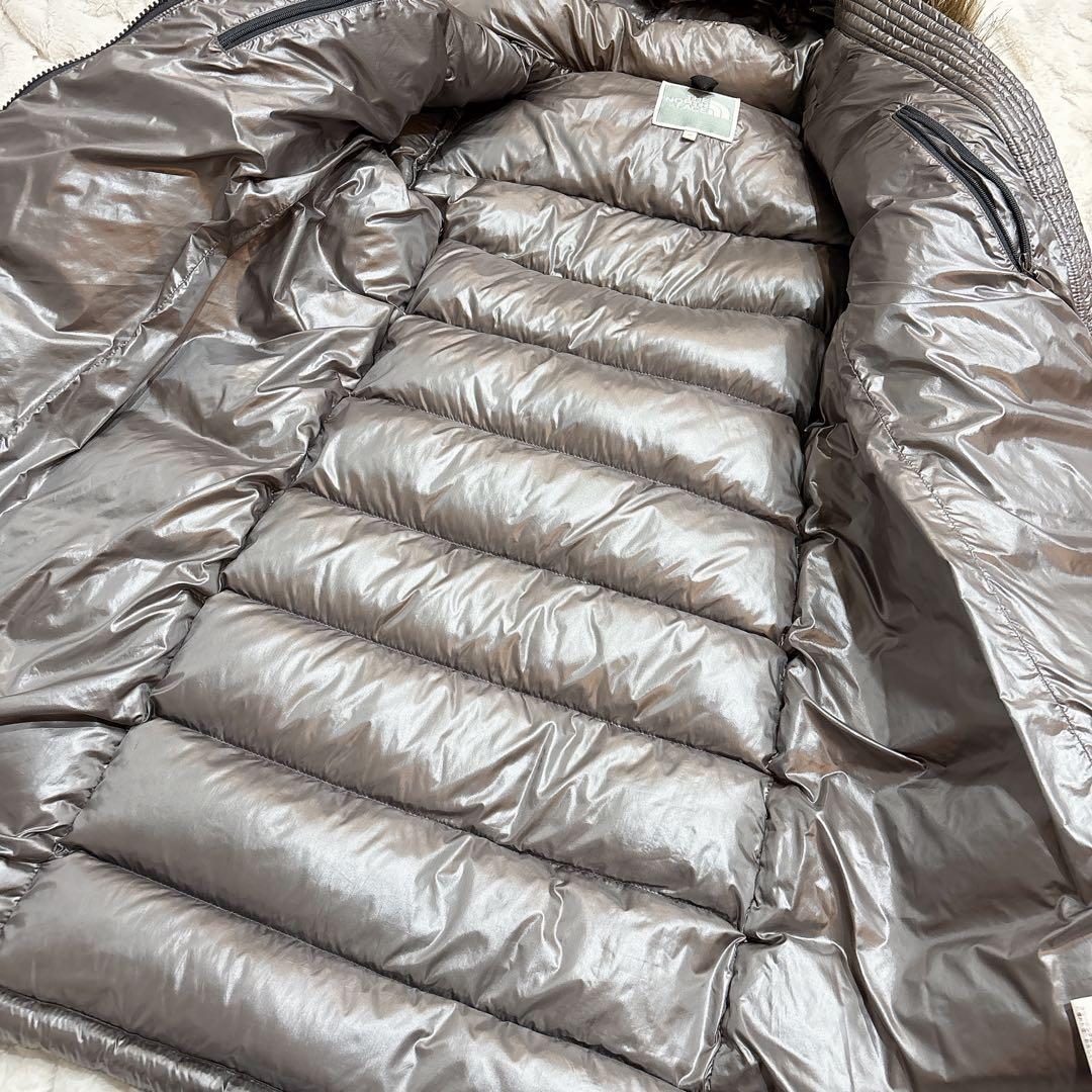 THE NORTH FACE ノースフェイスファー付きロングダウンコート S