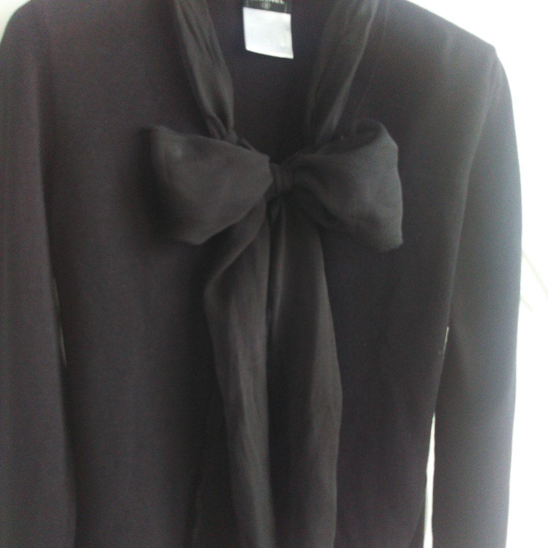 り*ん様 CHANELシャネル 美しいスカーフ付きセーターVネックsize42