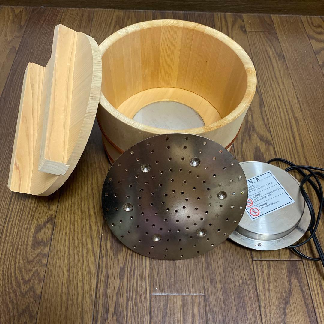 寿司シャリ用おひつ　ヒートプレート付き