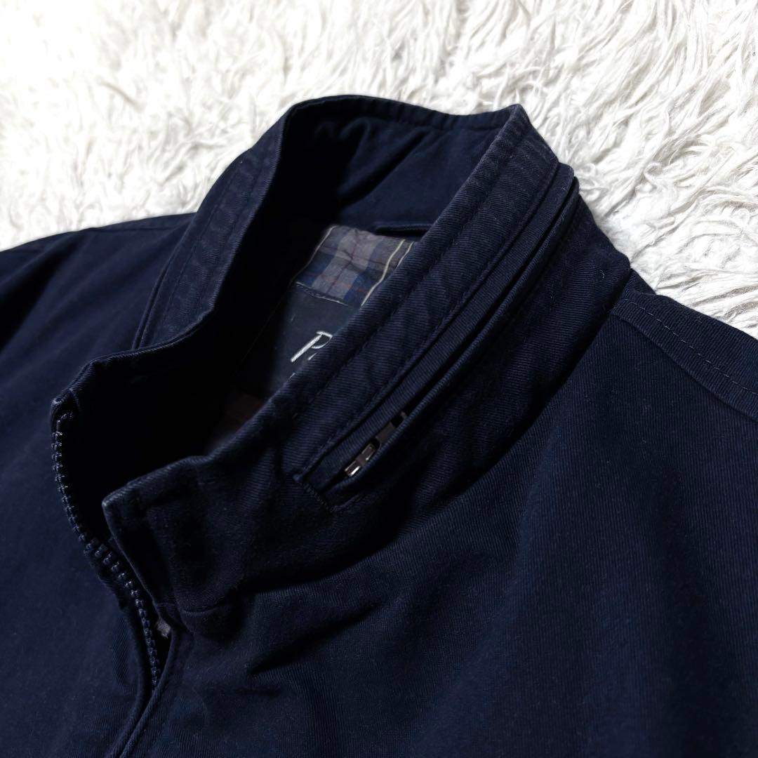 SSVW117 ✨PAPAS＋　パパスプラス　ブルゾン　ネイビー　チェック