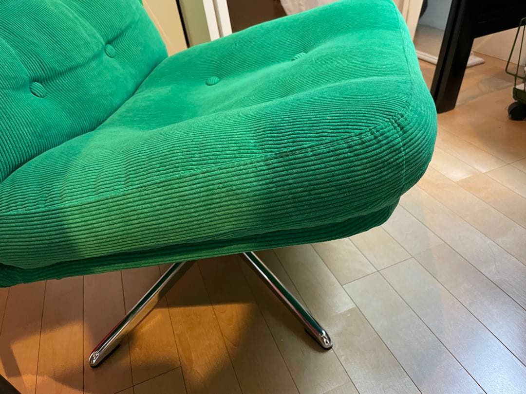 IKEA イケア ディヴリンゲ グリーン コーデュロイ