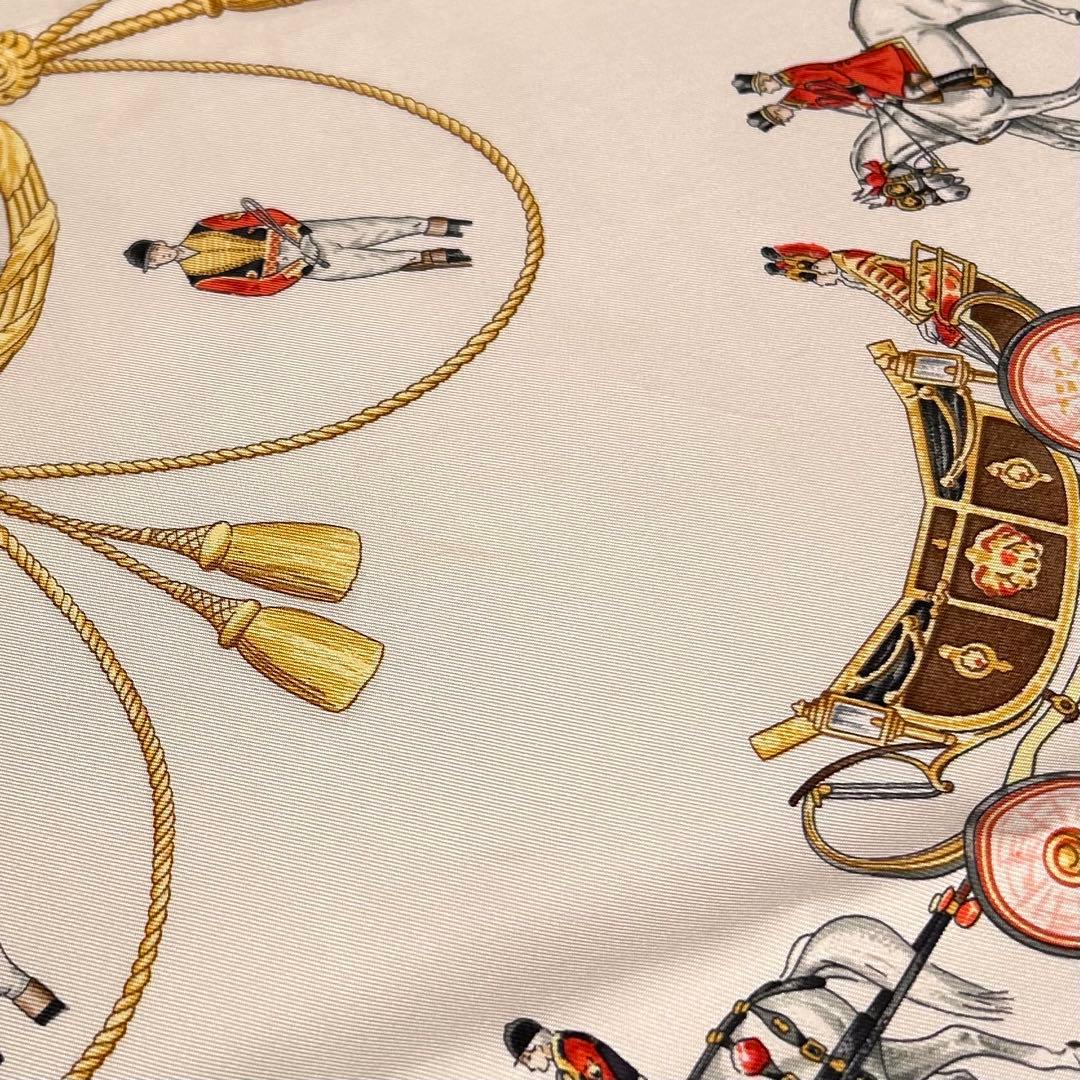 【極上美品】正規店購入品 エルメス カレ90 王室の馬小屋 ヴィンテージ 綺麗